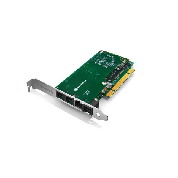 کارت آنالوگ تلفنی سنگوما B600E بدون اکو کنسلر سخت افزاری PCIe