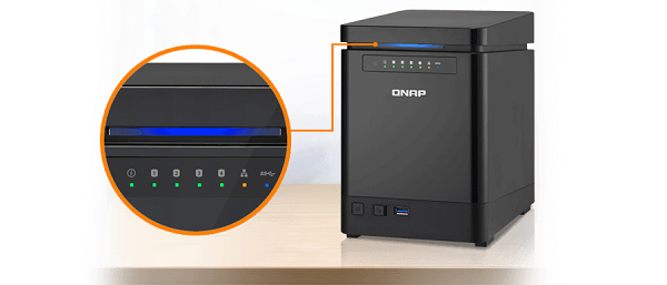 ذخیره‌ساز تحت شبکه بدون هارددیسک کیونپ مدل QNAP TS-453-8G-Mini