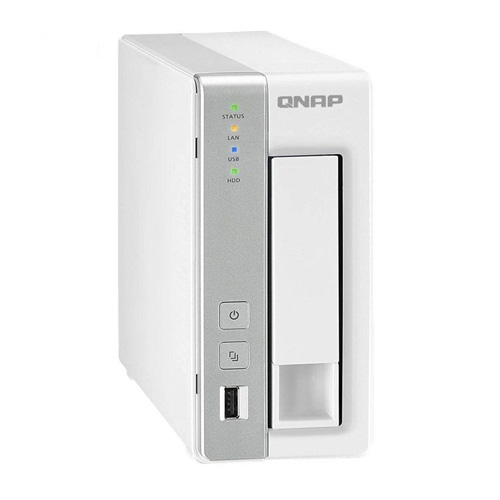 ذخیره ساز تحت شبکه بدون هارددیسک دارای 1 ورودی هارد کیونپ مدل QNAP TS-120