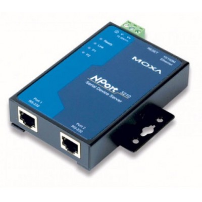 مبدل سریال به اترنت صنعتی موگزا MOXA NPort 5210 Serial to Ethernet Device Server