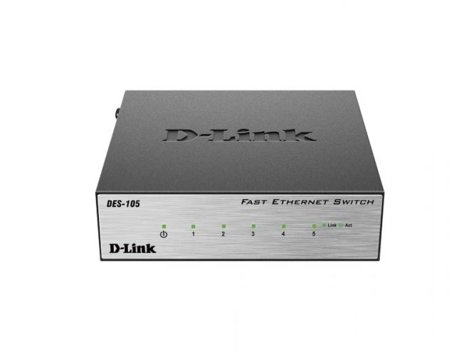 سوئيچ 5 پورت اترنت غیرمدیریتی دي-لينک D-Link DES-105