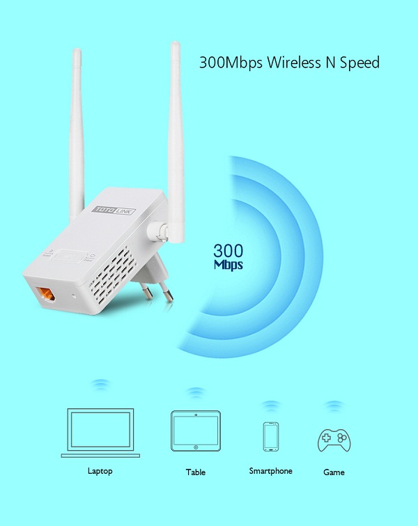 گسترش دهنده شبکه بی‌سیم N300 توتولینک مدل EX200