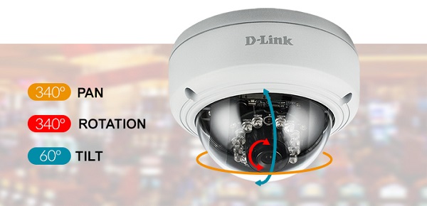 دوربین تحت شبکه سقفی Full HD PoE دی لینک DCS-4603 D-Link