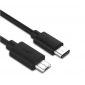 کابل تبدیل USB Type C M به USB2.0 Micro B/M cable Black بافو BF-H383 BAFO