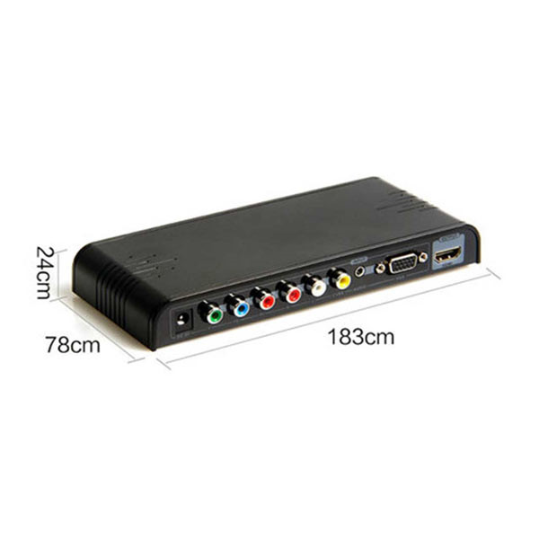 مبدل ویدیو کامپوننت/کامپوزیت/VGA/صدا به HDMI لنکنگ LKV353 LENKENG